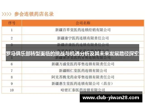 罗马俱乐部转型面临的挑战与机遇分析及其未来发展路径探索
